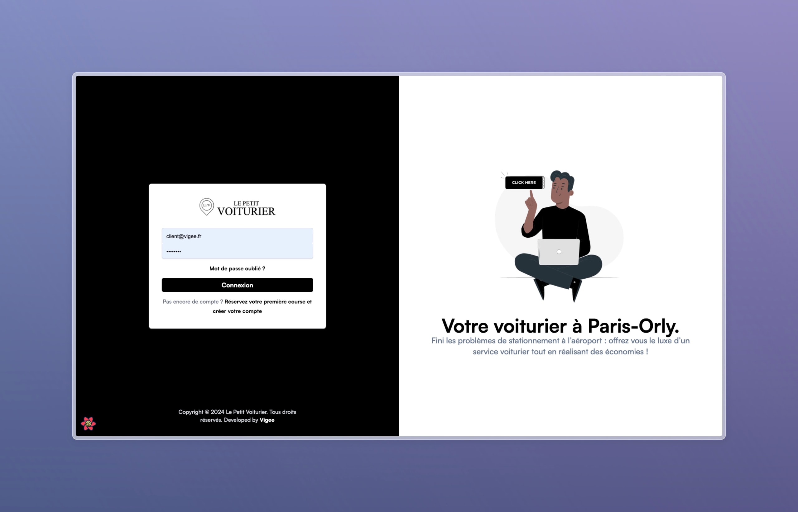 Le Petit Voiturier : aperçu 1 de l'application