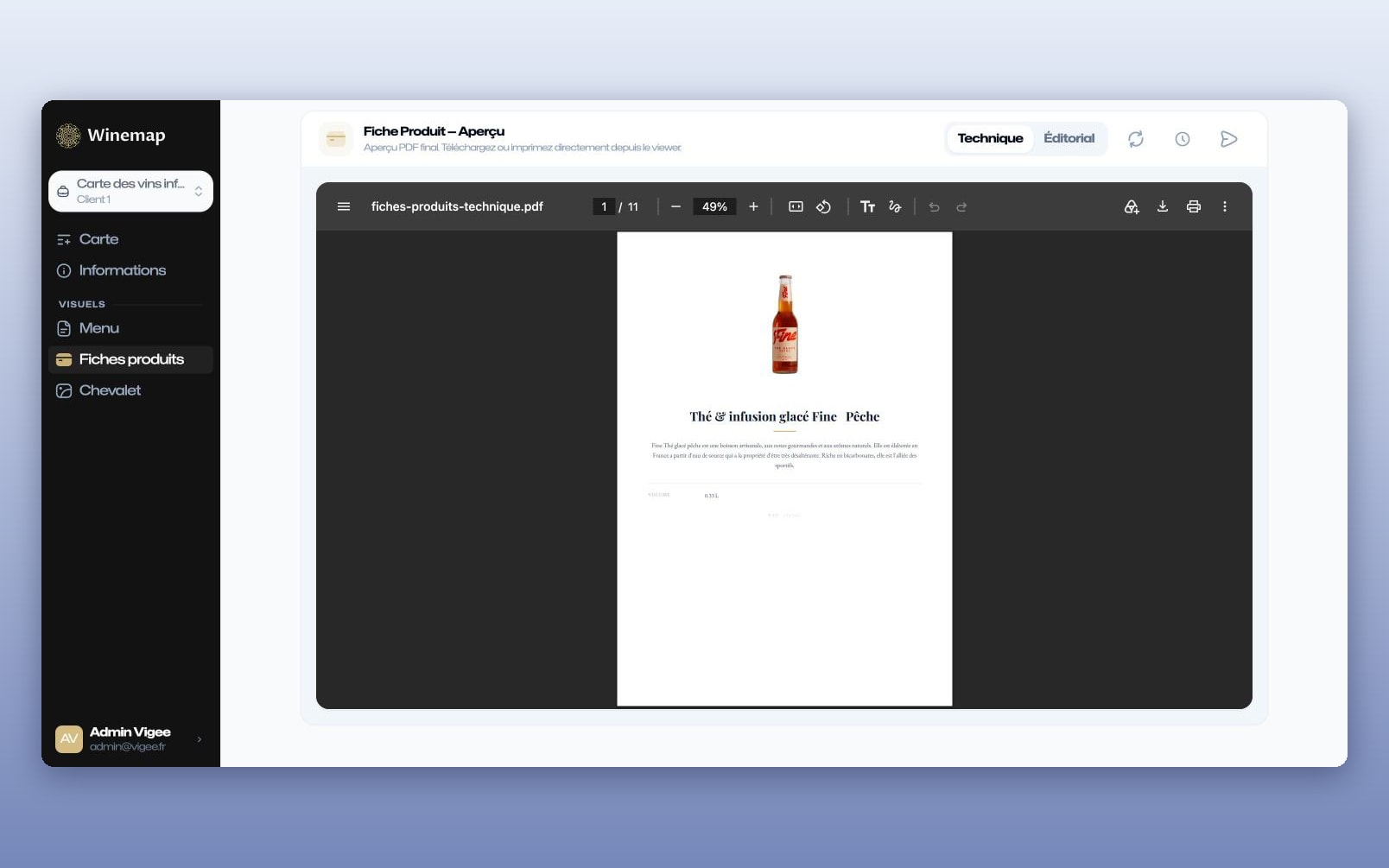 Groupe Mat : aperçu 3 de l'application